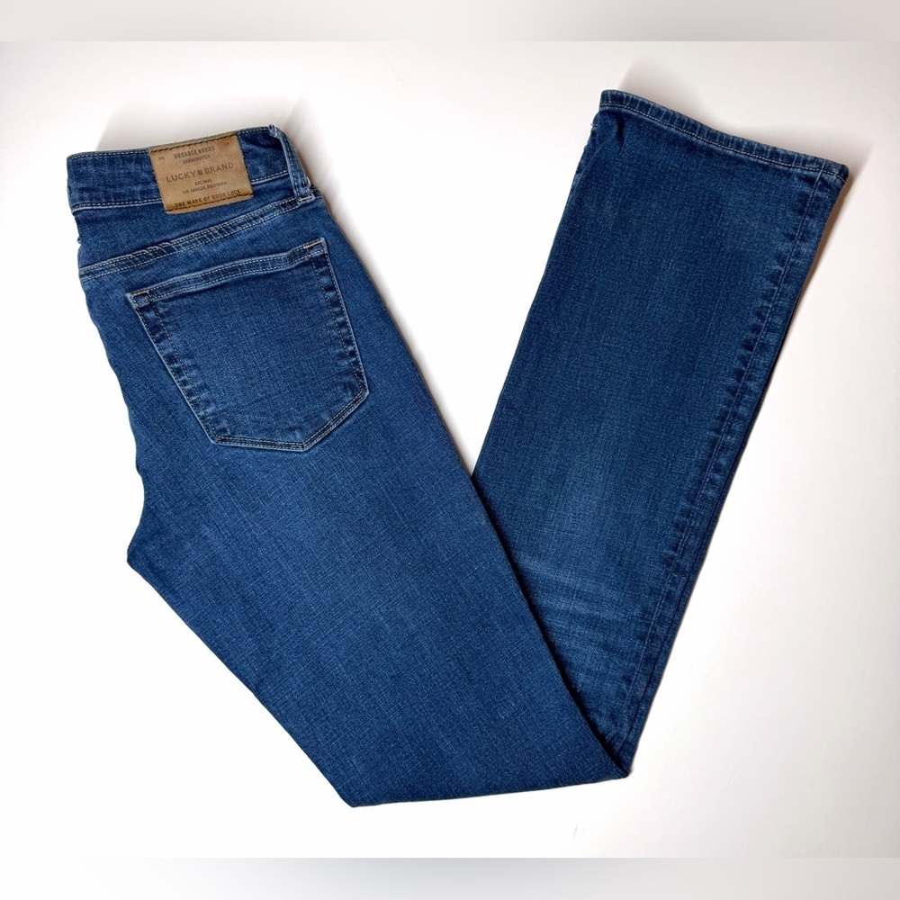 Lucky Brand Women's Lolita Boot Blue Jeans Size- 2 / 26 - Picture 6 of 9